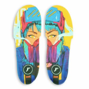 FP Gamechangers Insoles (3D custom arch support) TEST [#239247 var] (Comfort)(Colours Diber Kato Cyber Girl)(M 14/14.5 | W 16/16.5)(Normal)(Mid (5mm toe 7mm heel))